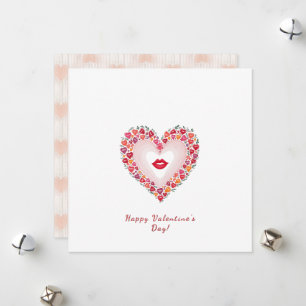 Festiva Feliz día de San Valentín! Tarjeta del día de San 
