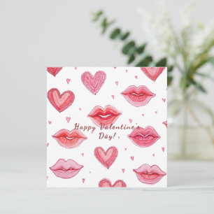 Festiva Feliz día de San Valentín! Tarjeta del día de San 