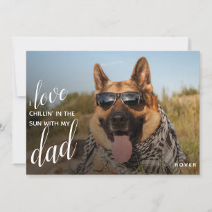 Festiva Feliz Día del Padre Personalizado tarjeta de salud