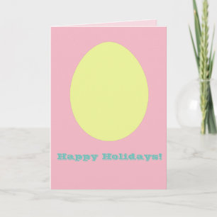 Festiva Feliz feriado tarjeta de felicitación de huevo ama