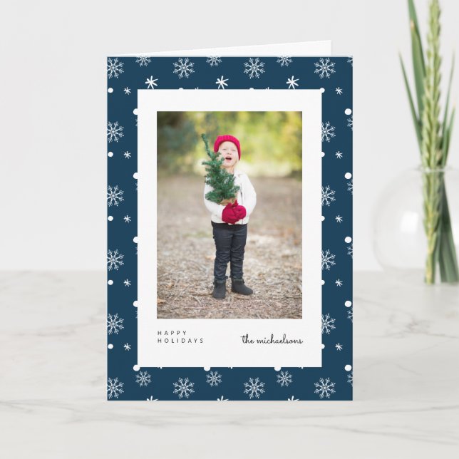 Festiva FELIZ FESTIVIDAD | Añadir su tarjeta de vacaciones (Anverso)