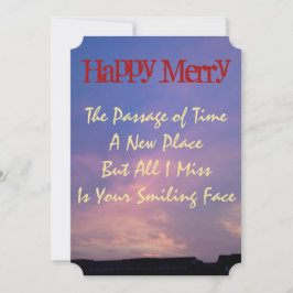 Festiva Feliz merry que te falta la tarjeta de RoseWrites