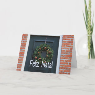 Festiva Feliz Natal, tarjeta de Navidades portugueses