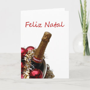 Festiva Feliz Natal, tarjeta de Navidades portugueses