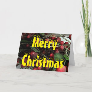 Festiva Feliz Navidad, tarjeta