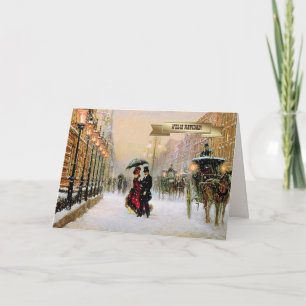 Festiva Feliz Navidad. Tarjeta de navidades en español