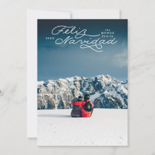 Festiva Feliz Navidad, tarjeta de Navidades española, tarj