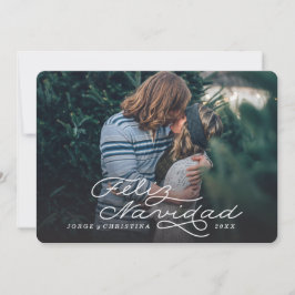 Festiva Feliz Navidad, tarjeta de Navidades española, tarj