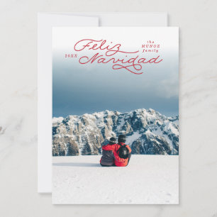 Festiva Feliz Navidad, tarjeta de Navidades española, tarj