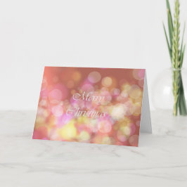 Festiva Feliz Navidad. Tarjeta mediana.