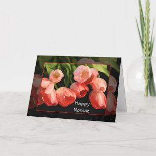 Festiva Feliz Norooz Tarjeta de Felicitación del Año Nuevo