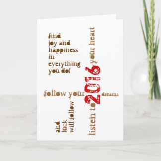 Festiva feliz nueva tarjeta de 2016