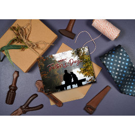 Festiva Feliz papá de papá de la tarjeta de vacaciones ple