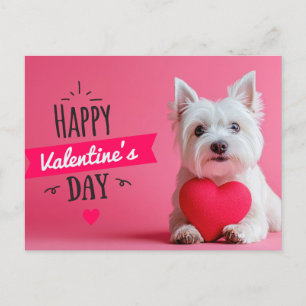 Festiva Feliz postal de San Valentín