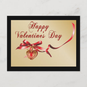 Festiva Feliz postal de San Valentín