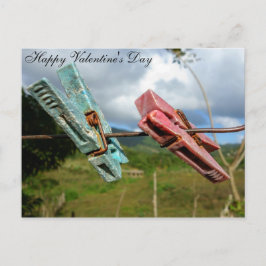 Festiva Feliz postal de San Valentín