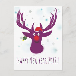 Festiva Feliz postal del año nuevo 2017