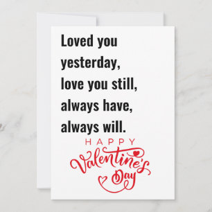 Festiva Feliz regalo de San Valentín para su tarjeta de va