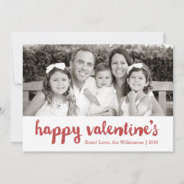 Festiva Feliz San Valentín | Tarjeta fotográfica El día de
