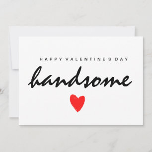 Festiva Feliz tarjeta de bienvenida de San Valentín