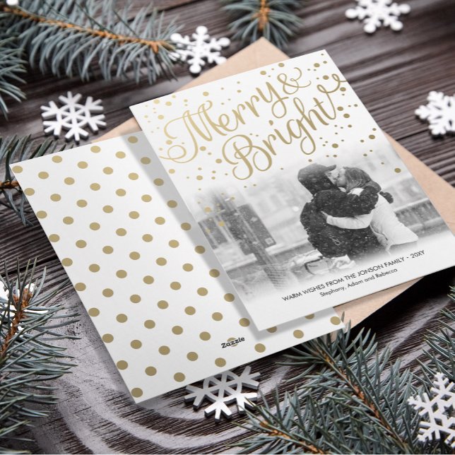 Festiva Feliz tarjeta de encargo brillante de la foto del (Subido por el creador)