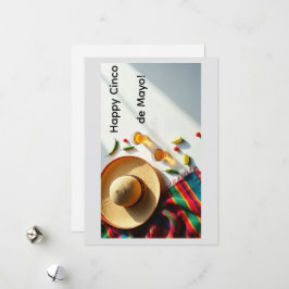 Festiva Feliz Tarjeta de Felicitación de Cinco de Mayo