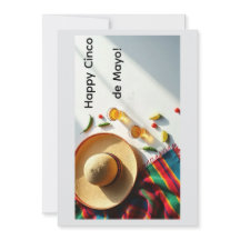 Feliz Tarjeta de Felicitación de Cinco de Mayo