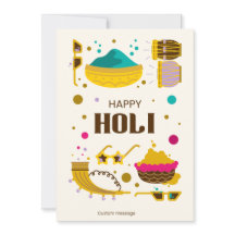 ¡Feliz tarjeta de felicitación de Holi!