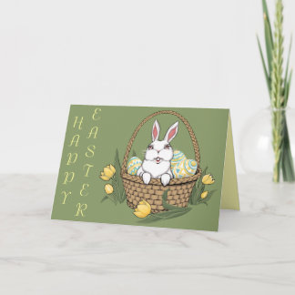 Festiva Feliz Tarjeta de felicitación de Pascua Personaliz