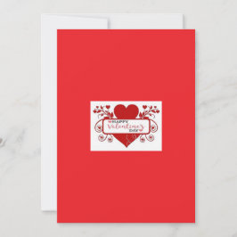 Festiva Feliz tarjeta de felicitación de San Valentín