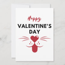 Feliz tarjeta de felicitación de San Valentín