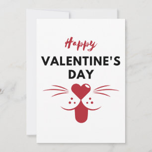 Festiva Feliz tarjeta de felicitación de San Valentín