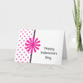 Festiva Feliz tarjeta de felicitación de San Valentín.