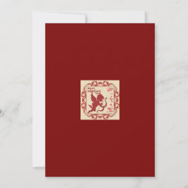 Festiva Feliz tarjeta de felicitación de San Valentín