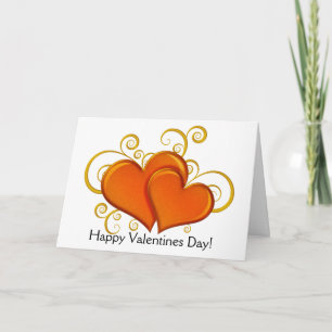 Festiva Feliz tarjeta de felicitación del día de San Valen
