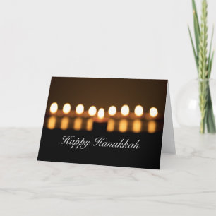 Festiva Feliz tarjeta de felicitación Hanukkah Blank