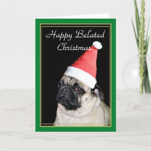 Festiva Feliz tarjeta de felicitación para Navidades Belat