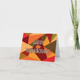 Festiva FELIZ Tarjeta de felicitación por la caída de los