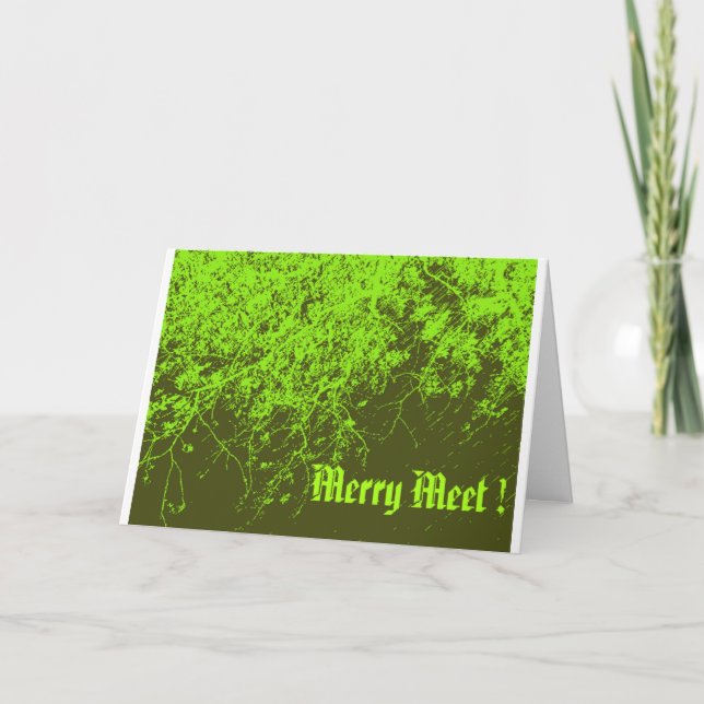 Festiva Feliz tarjeta de la reunión (Anverso)