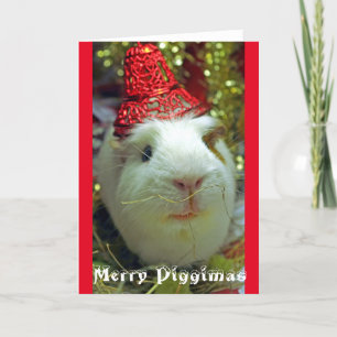Festiva Feliz tarjeta de Piggimas