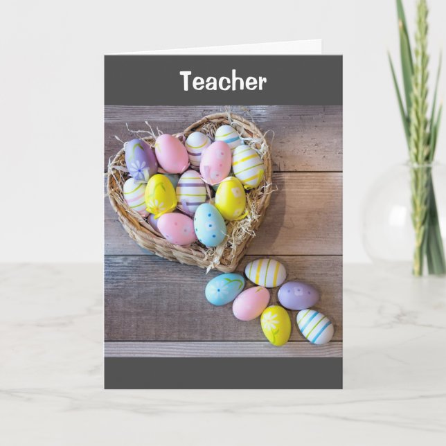 FESTIVA ***FELIZ TARJETA DE PROFESOR DEL PASILLO*** (Anverso)