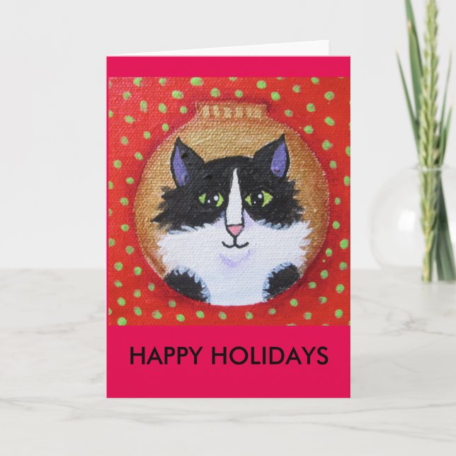 FESTIVA FELIZ TARJETA DE VACACIONES DE WILDBOY XMAS (Anverso)