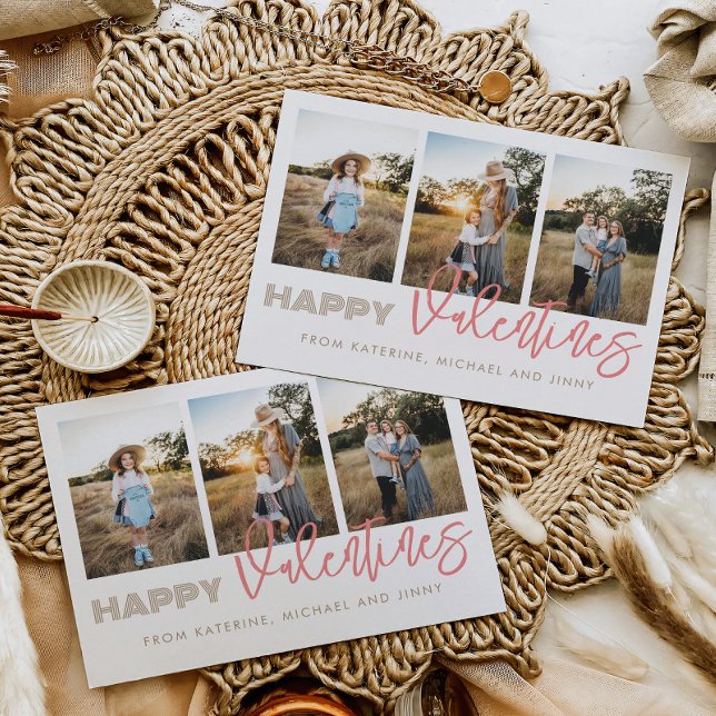 Festiva Feliz tarjeta familiar de Collage de fotos Valenti (Subido por el creador)