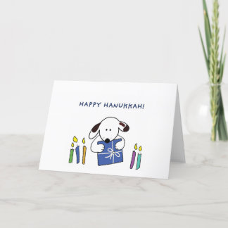 Festiva Feliz tarjeta Hanukkah Tarjeta de felicitación de 