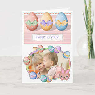 Festiva Feliz tarjeta personalizada de Pascua