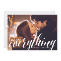 Feliz Todo Confetti | Tarjeta fotográfica de vacac