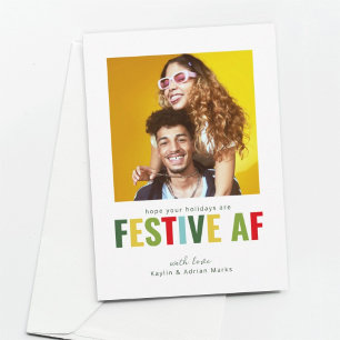Festiva Festividad Festividad de la tarjeta de Navidades f