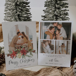 Festiva Festividad navideña moderna tarjeta de festividad 