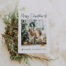 Festiva Festividad navideña moderna tarjeta de festividad 