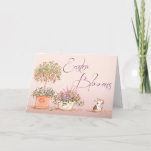 Festiva Floraciones de Pascua - tarjeta de felicitación